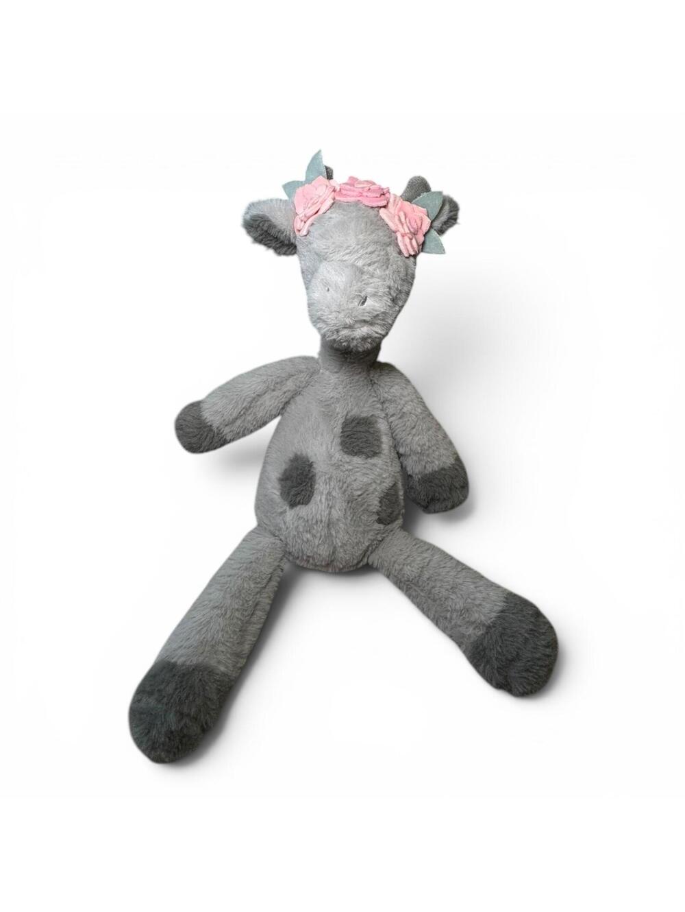 Lambs & Ivy Plush Skylar Giraffe Stuffed Animal Gray 15" 2024 EUC